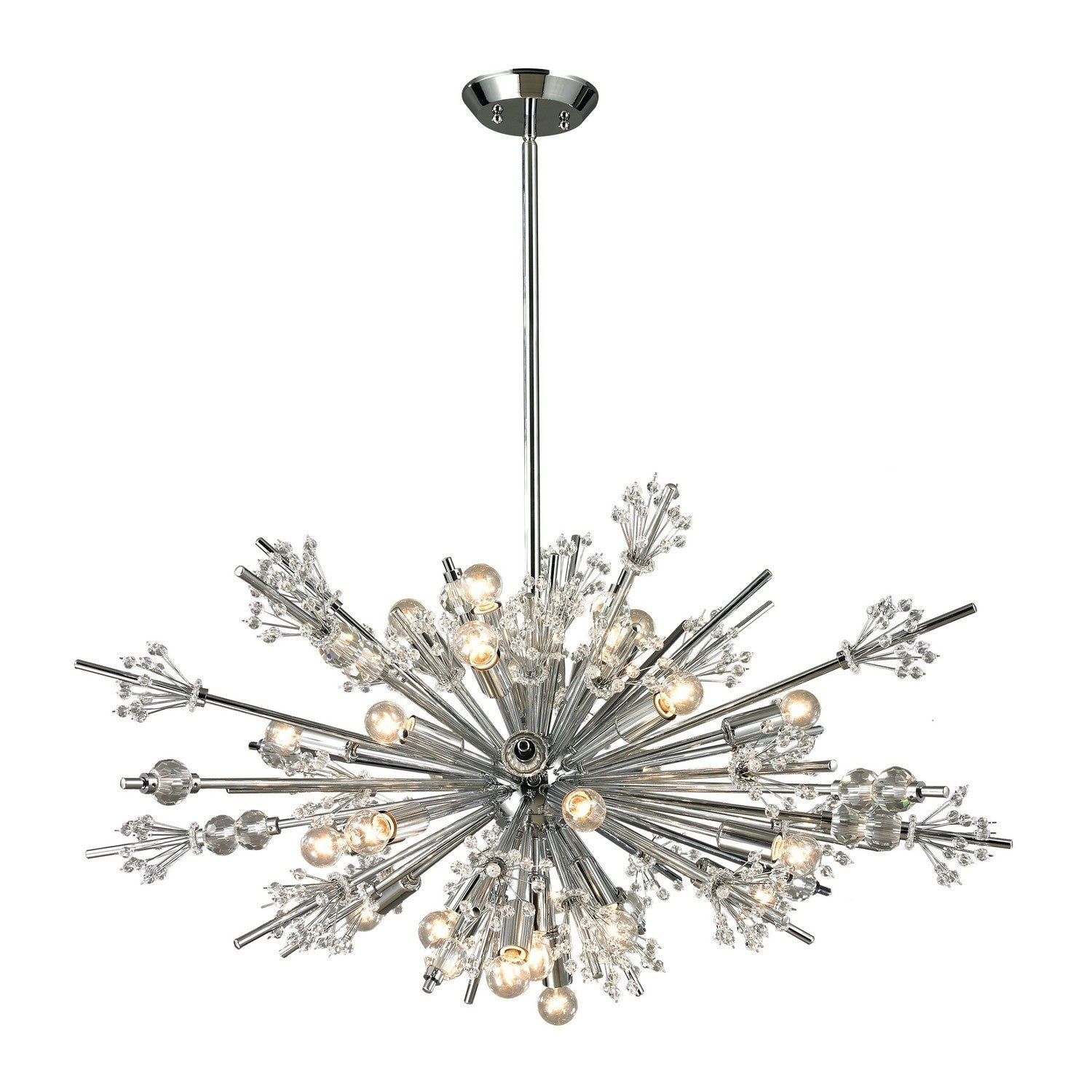 ELK Home - 11752/24 - 24 Light Chandelier - Starburst - Polished Chrome