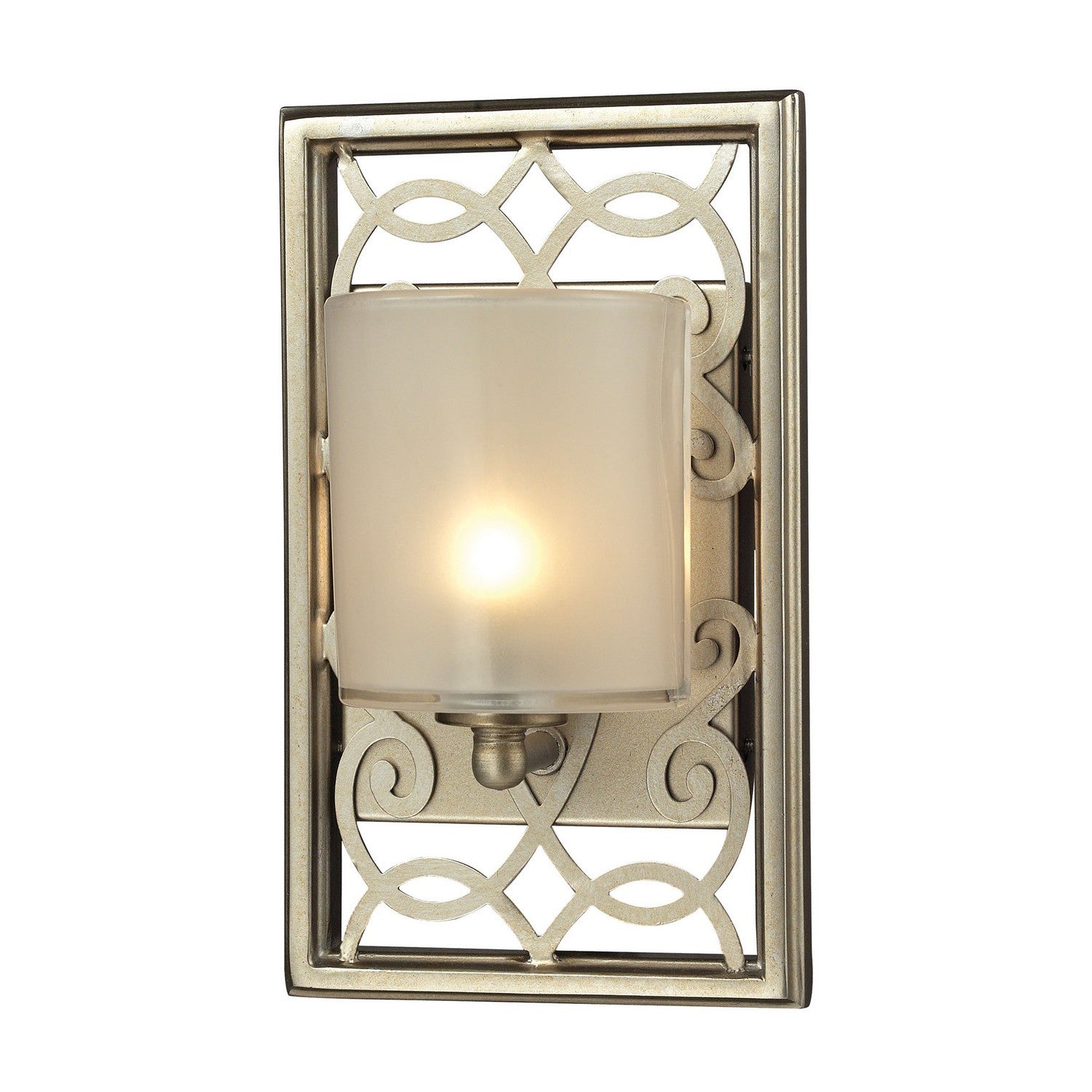 ELK Home - 31426/1 - One Light Vanity Lamp - Santa Monica - Aged Silver