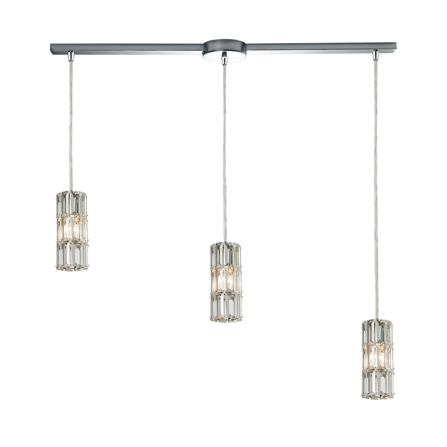 ELK Home - 31486/3L - Three Light Pendant - Cynthia - Polished Chrome