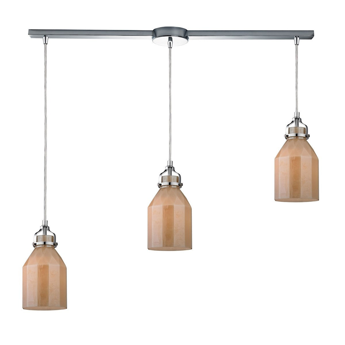 ELK Home - 46029/3L - Three Light Pendant - Danica - Polished Chrome