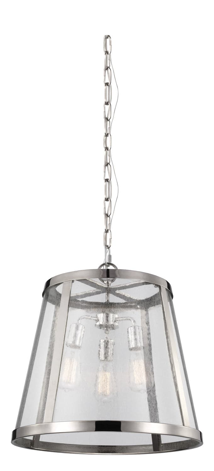 Visual Comfort Studio - P1288PN - Three Light Pendant - Harrow - Polished Nickel