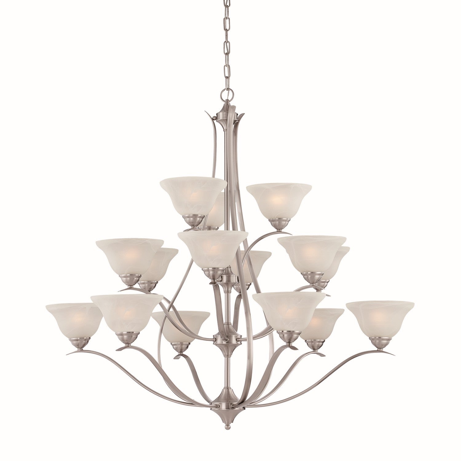 ELK Home - TK0023217 - 15 Light Chandelier - Prestige - Brushed Nickel