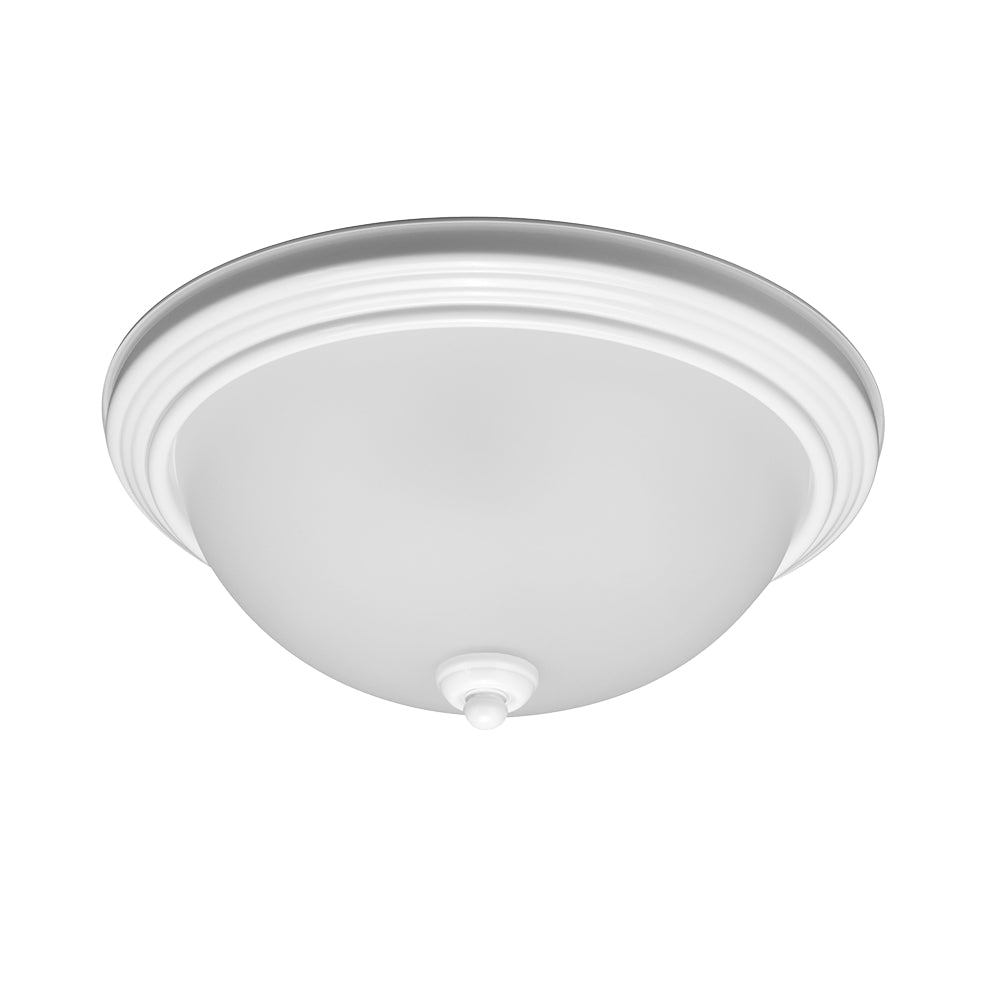 Generation Lighting. - 77065-15 - Three Light Flush Mount - Geary - White