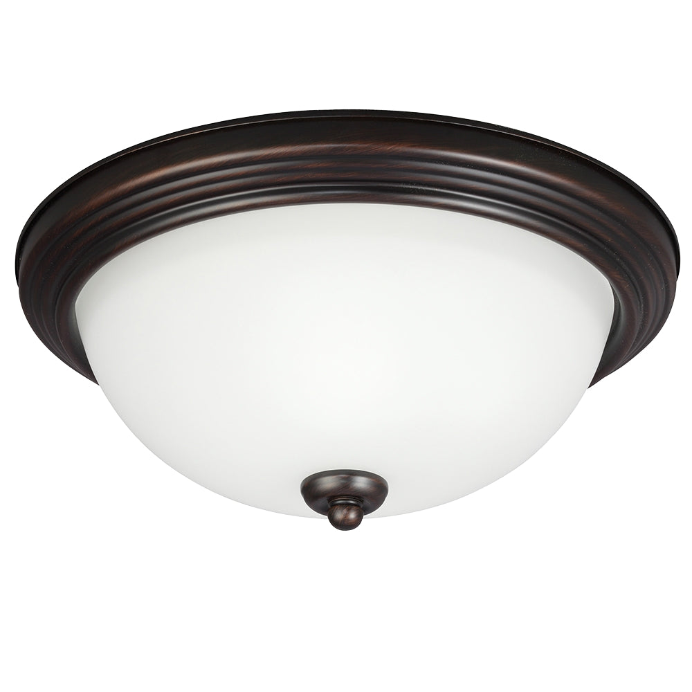 Generation Lighting. - 77264-710 - Two Light Flush Mount - Geary - Bronze