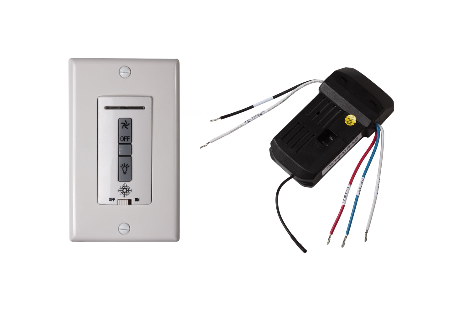 Visual Comfort Fan - MCRC3 - Hardwired Wall Remote Control/Receiver - NEO Remote Control - White