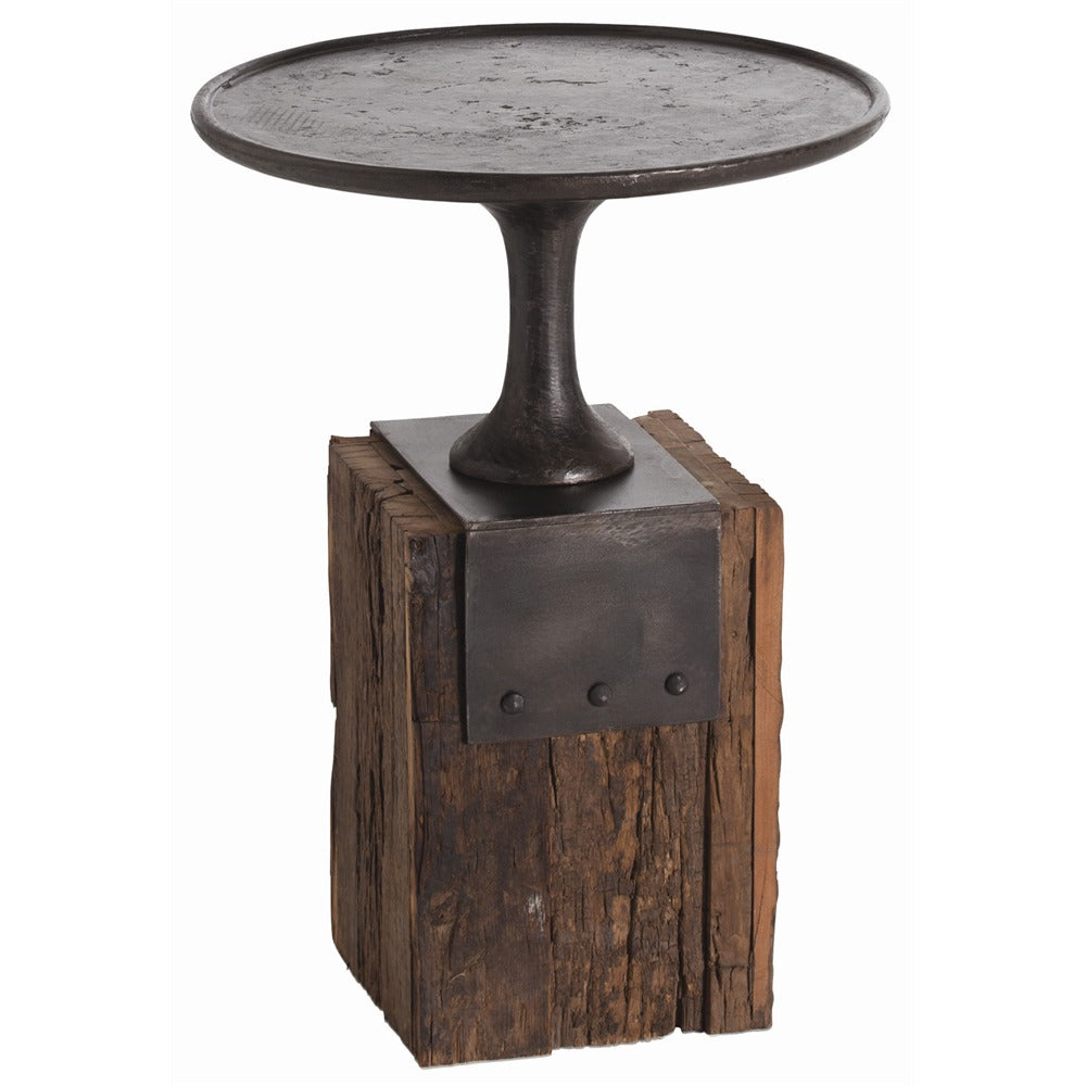 Occasional Table from the Anvil collection in Burnt Wax finish