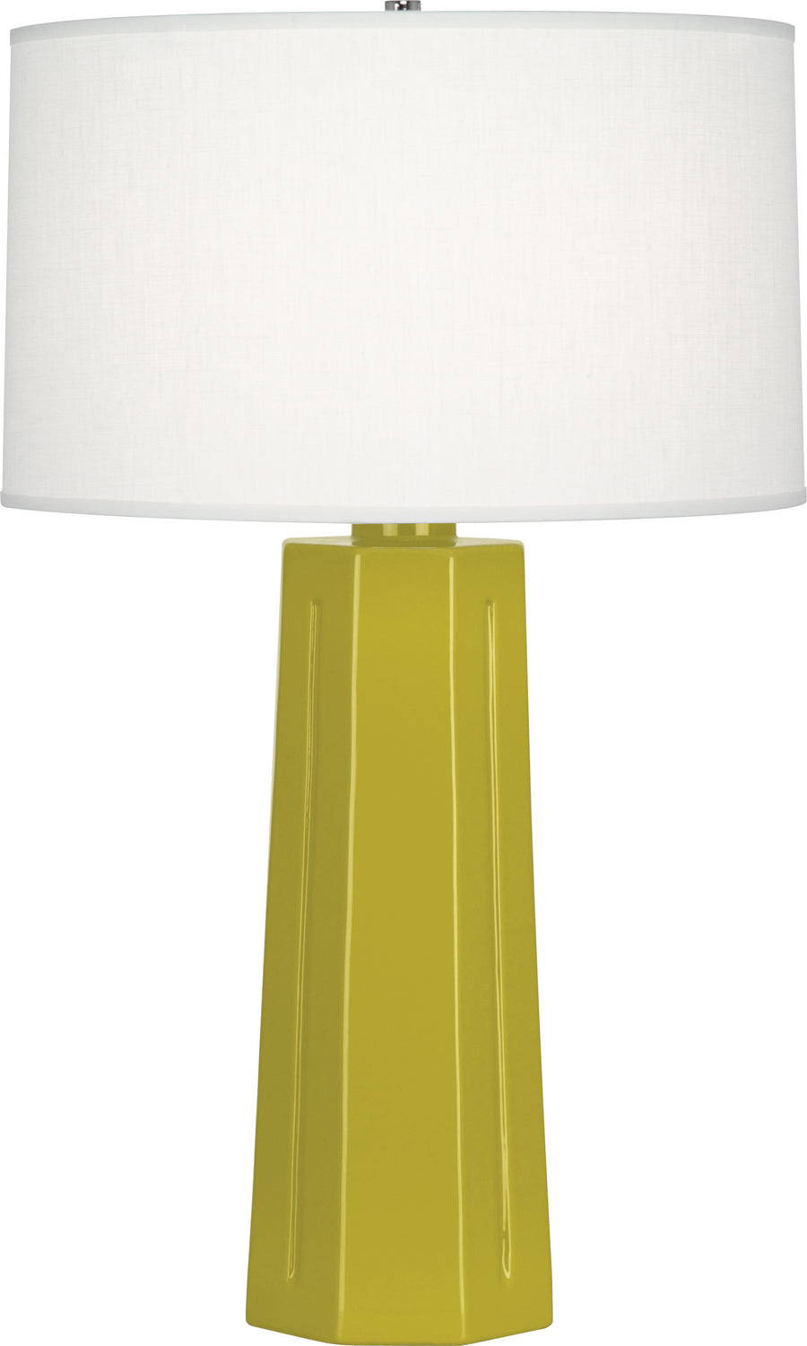 Robert Abbey - CI960 - One Light Table Lamp - Mason - Citron Glazed Ceramic