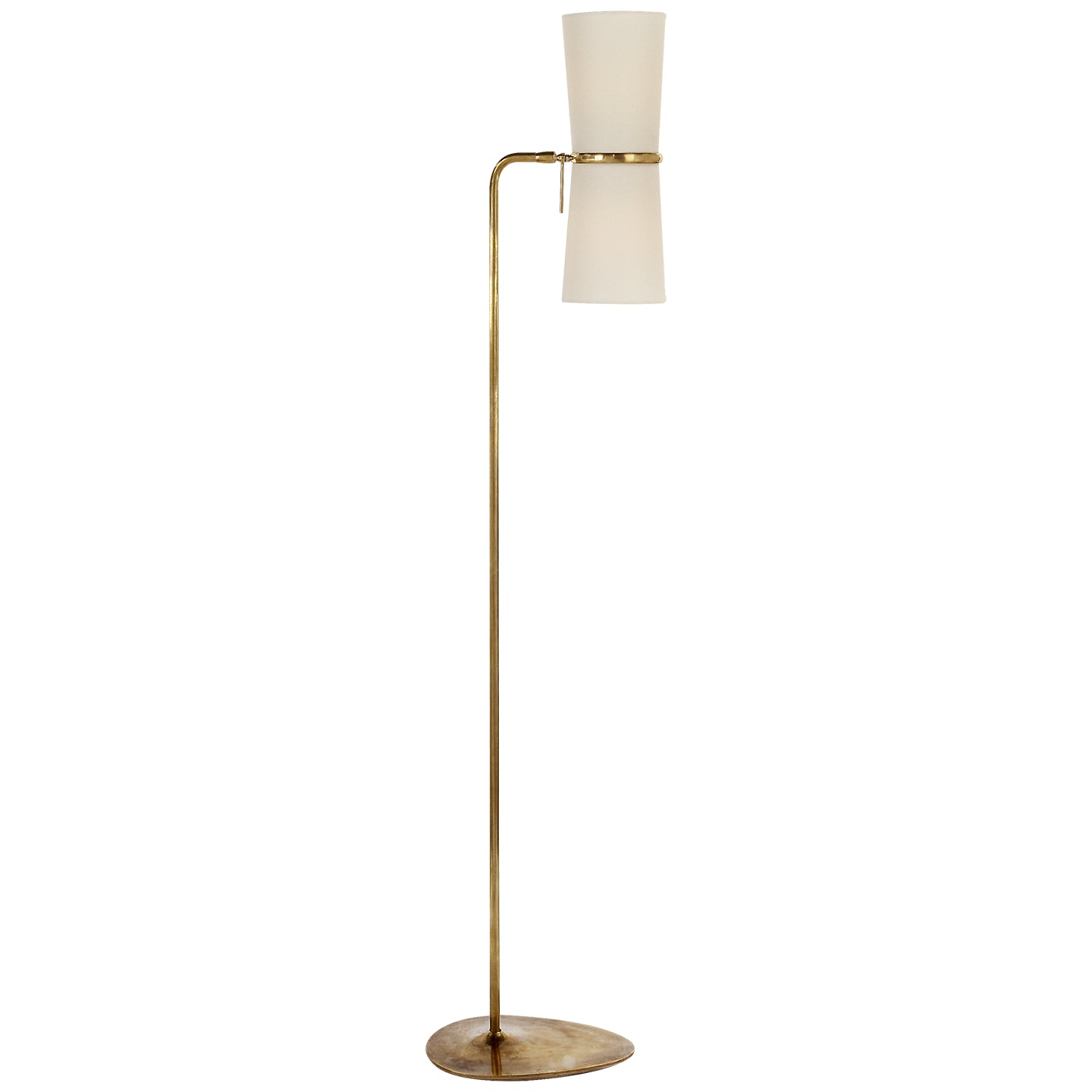 Visual Comfort Signature - ARN 1003HAB-L - Two Light Floor Lamp - Clarkson - Hand-Rubbed Antique Brass