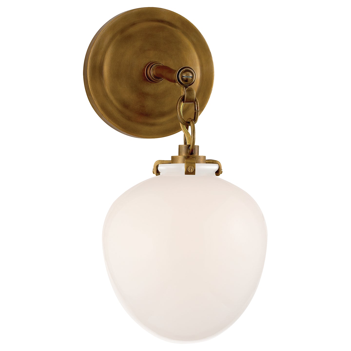 Visual Comfort Signature - TOB 2225HAB/G2-WG - One Light Wall Sconce - Katie Acorn - Hand-Rubbed Antique Brass