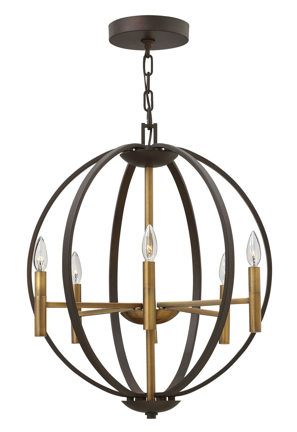 Hinkley - 3466SB - LED Foyer Pendant - Euclid - Spanish Bronze