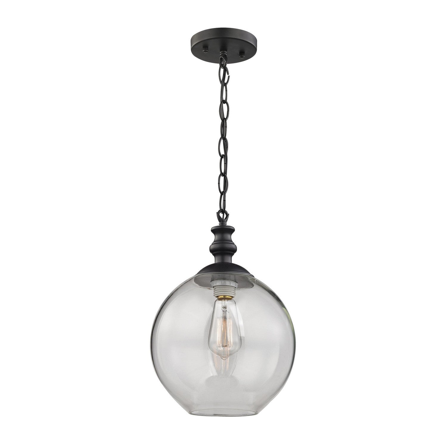 ELK Home - 46222/1 - One Light Mini Pendant - Bergen - Matte Black