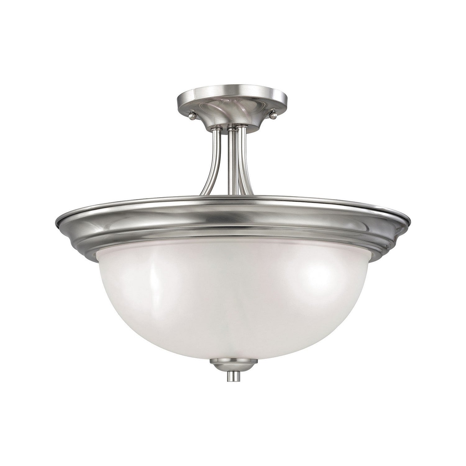 ELK Home - 2103SF/20 - Three Light Semi Flush Mount - Bristol Lane - Brushed Nickel