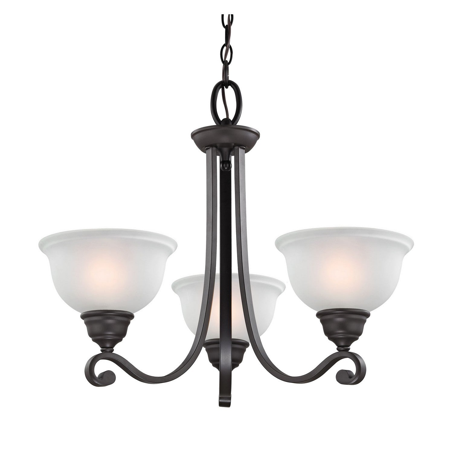 ELK Home - 2303CH/10 - Three Light Chandelier - Hamilton - Oil Rubbed Bronze