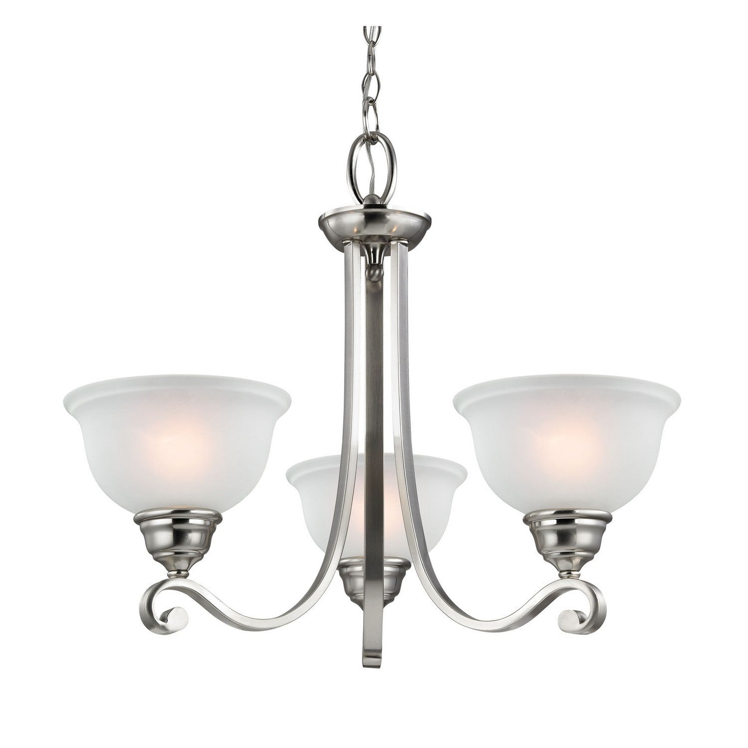 ELK Home - 2303CH/20 - Three Light Chandelier - Hamilton - Brushed Nickel