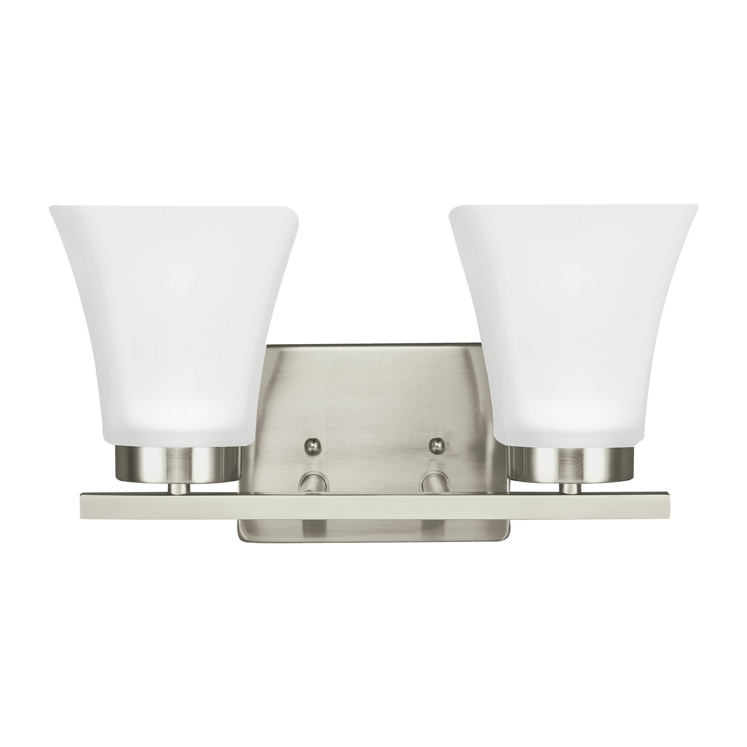 Generation Lighting. - 4411602-962 - Two Light Wall / Bath - Bayfield - Brushed Nickel