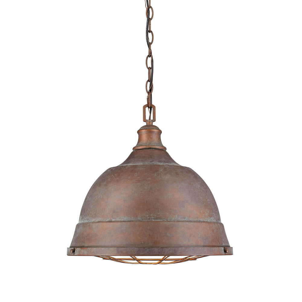 Golden - 7312-L CP - Two Light Pendant - Bartlett CP - Copper Patina