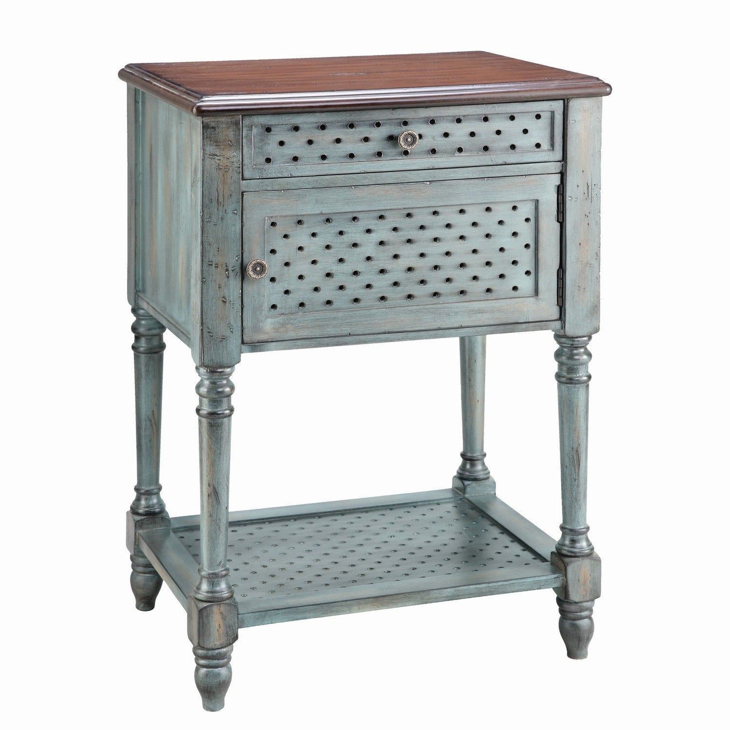 ELK Home - 12030 - Accent Table - Hartford - Aged Blue