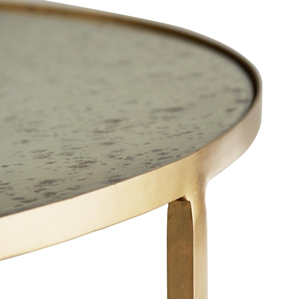 Side Table from the Percy collection in Antique Brass finish