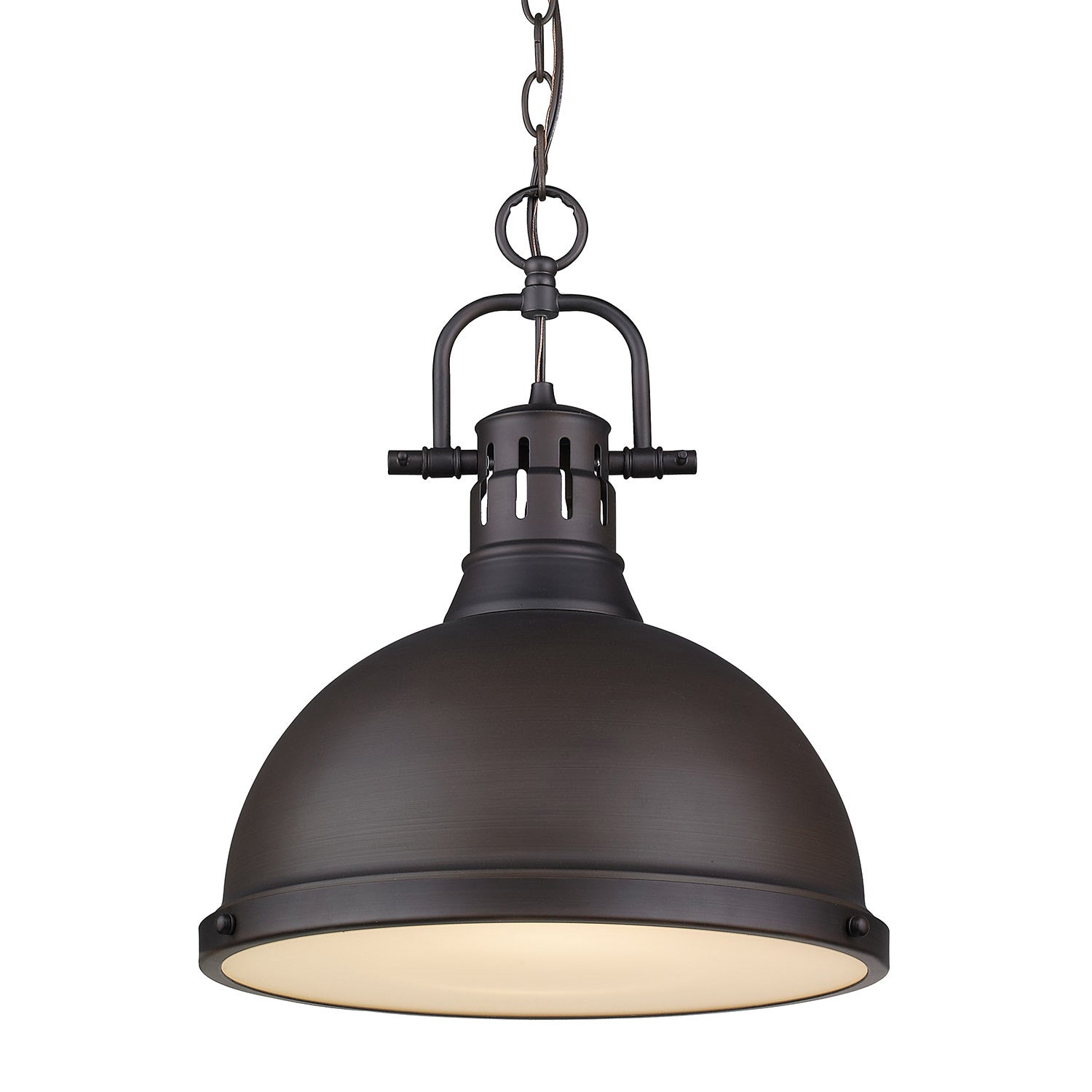 Golden - 3602-L RBZ-RBZ - One Light Pendant - Duncan RBZ - Rubbed Bronze