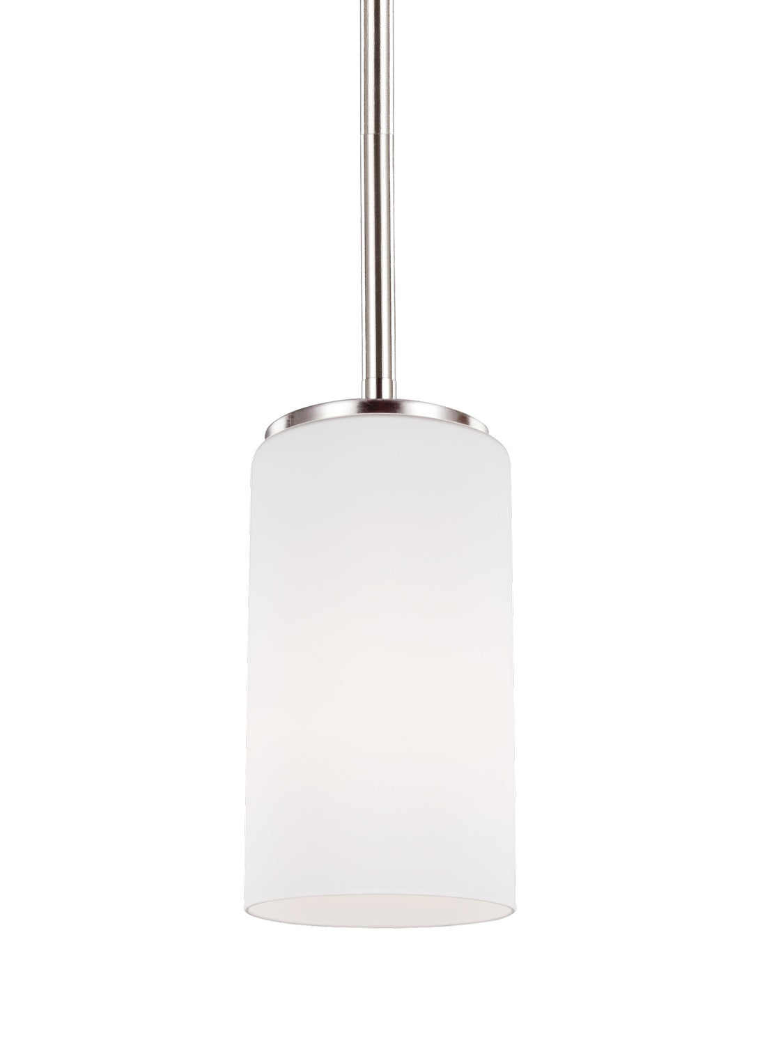 Generation Lighting. - 6124601-962 - One Light Mini-Pendant - Alturas - Brushed Nickel