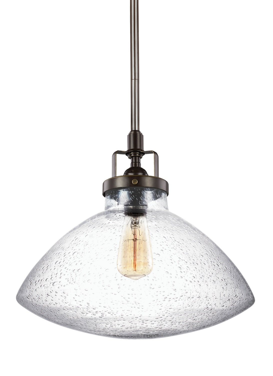 Generation Lighting. - 6514501-710 - One Light Pendant - Belton - Bronze