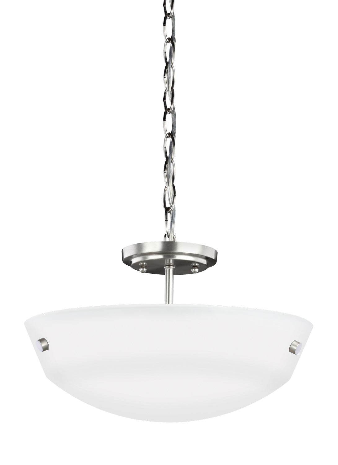 Generation Lighting. - 7715202-962 - Two Light Semi-Flush Convertible Pendant - Kerrville - Brushed Nickel