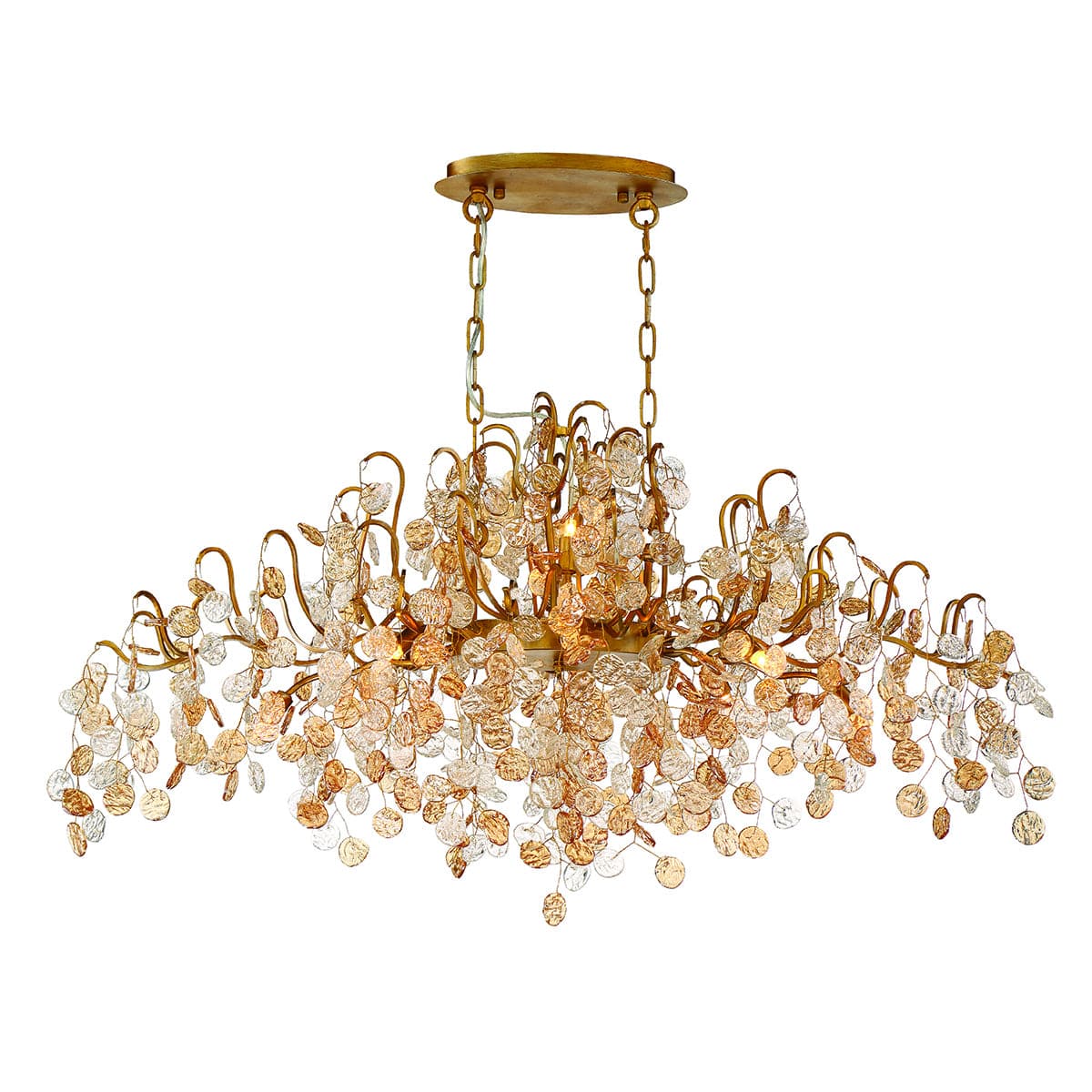 Eurofase - 29061-013 - Ten Light Chandelier - Campobasso - Antique Gold