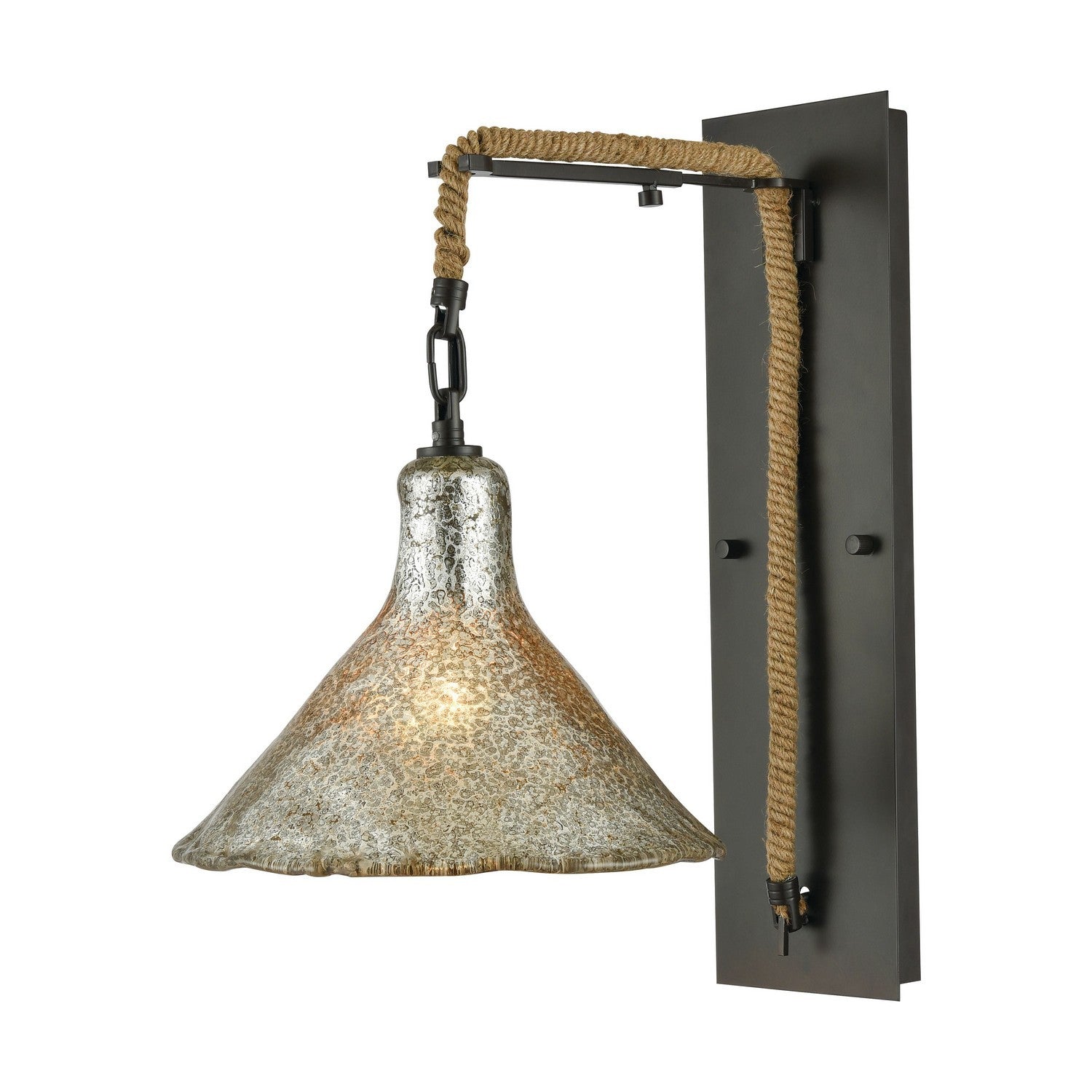 ELK Home - 10436/1SCN - One Light Wall Sconce - Hand Formed Glass - Oil Rubbed Bronze