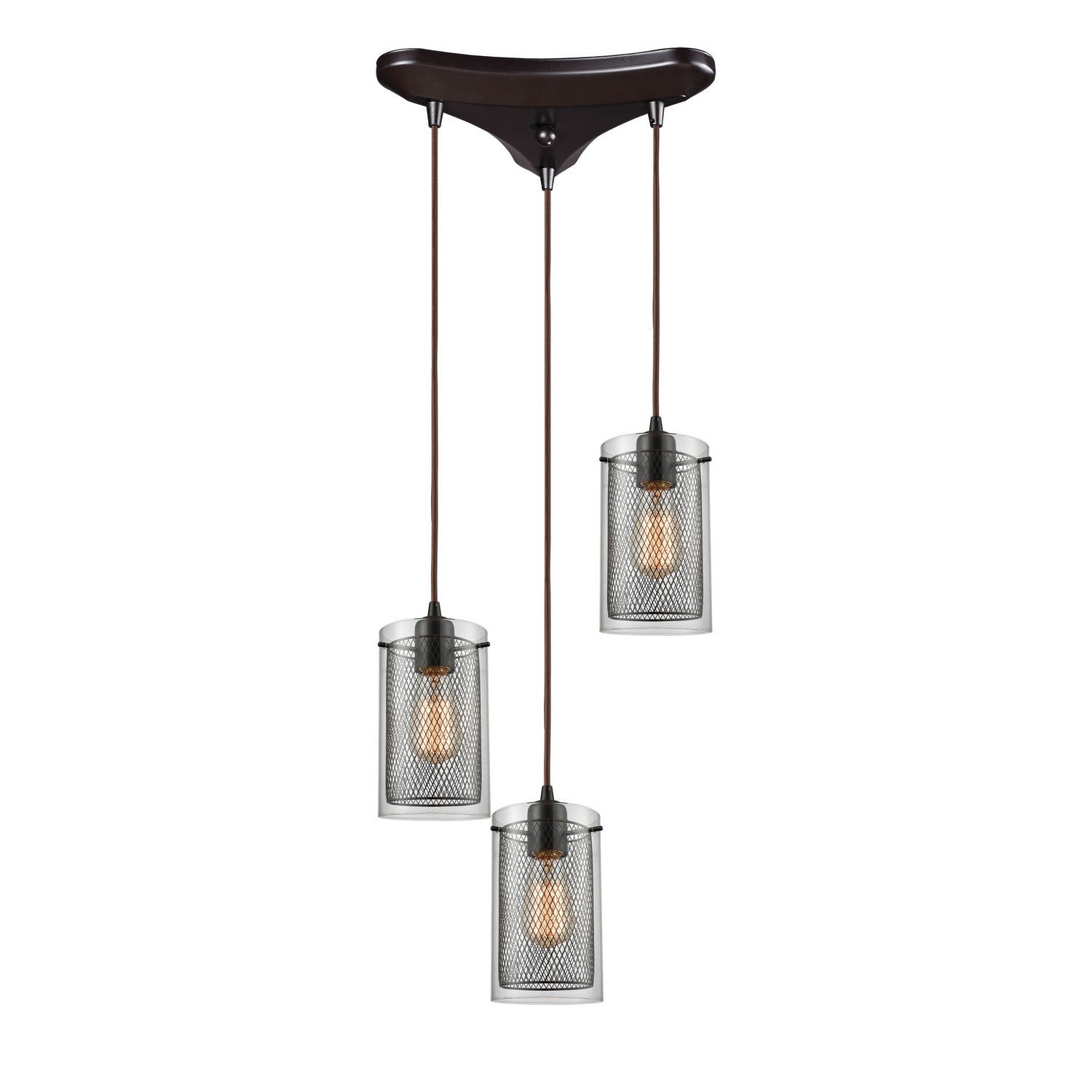 ELK Home - 10448/3 - Three Light Pendant - Brant - Oil Rubbed Bronze