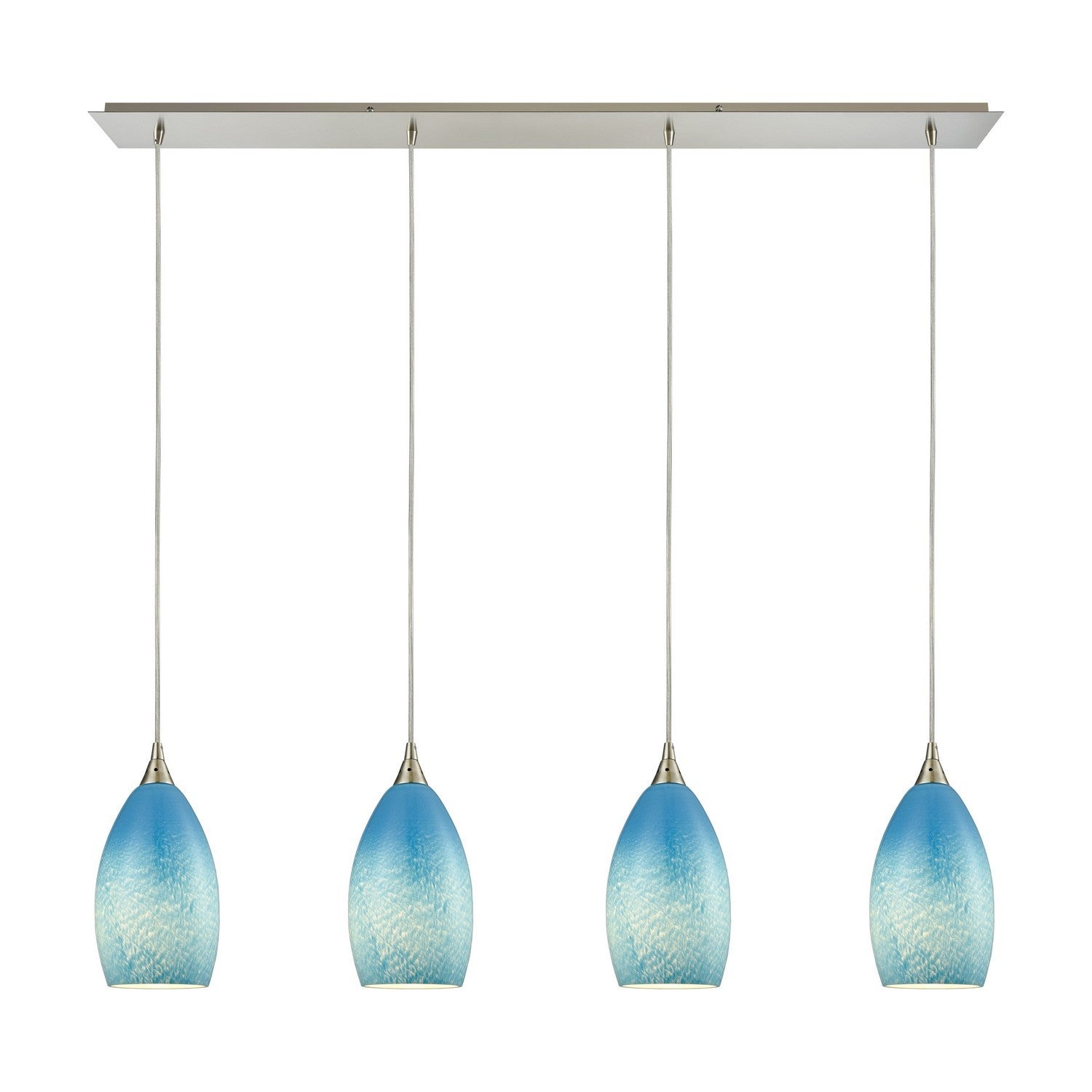 ELK Home - 10510/4LP-SKY - Four Light Pendant - Earth - Satin Nickel