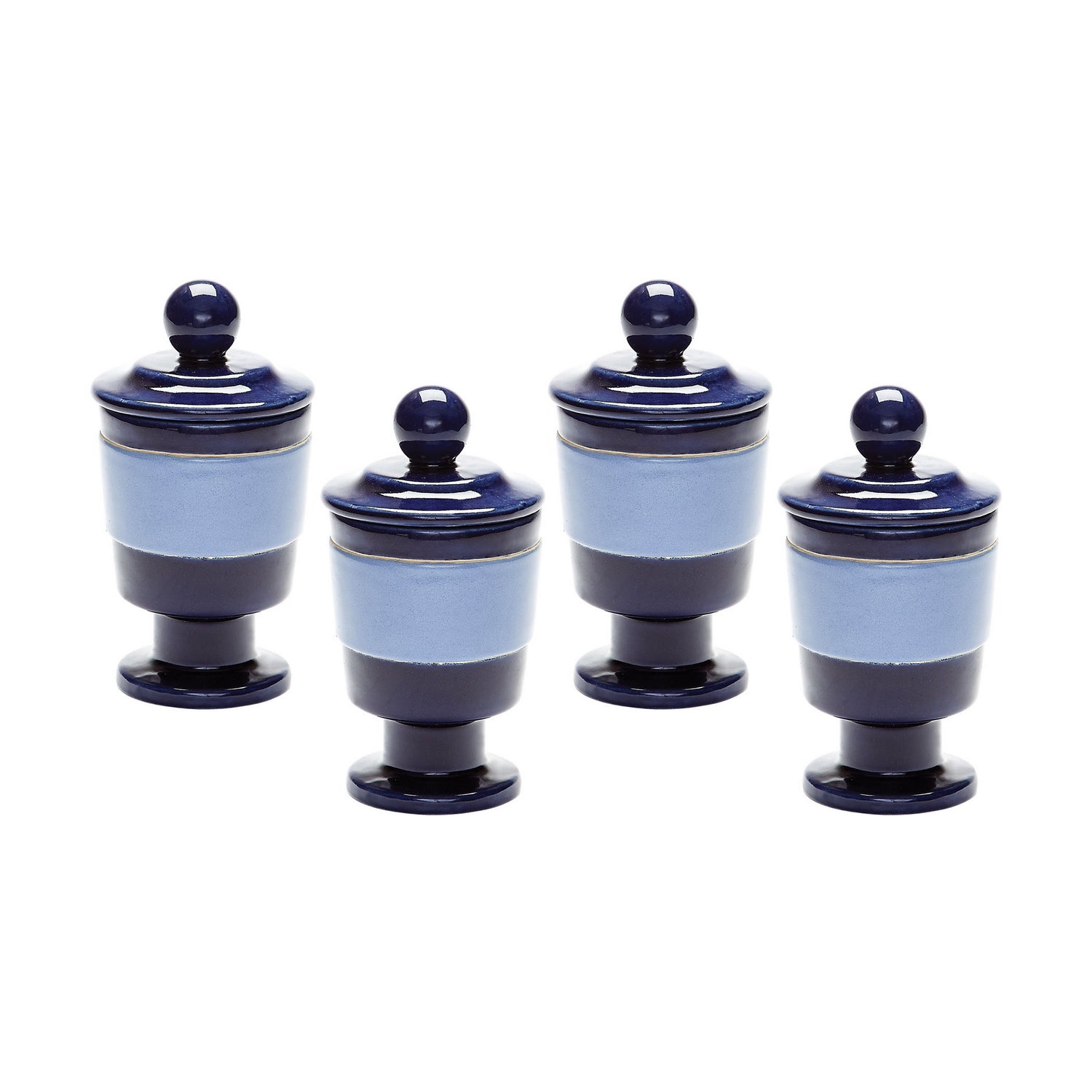 ELK Home - 857114/S4 - Votive - Filled Votive - Navy