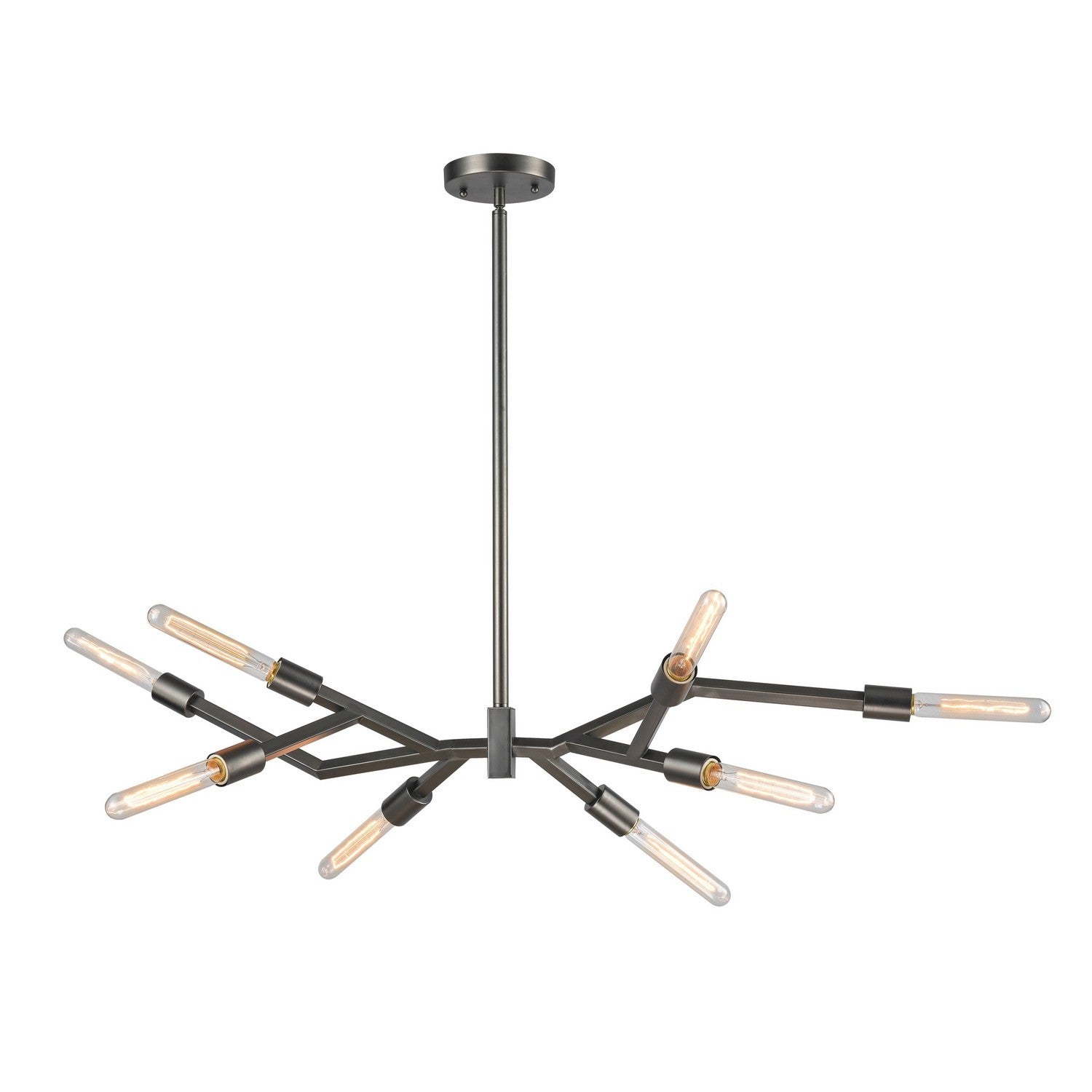 ELK Home - 11857/8 - Eight Light Chandelier - Free Form - Dark Graphite