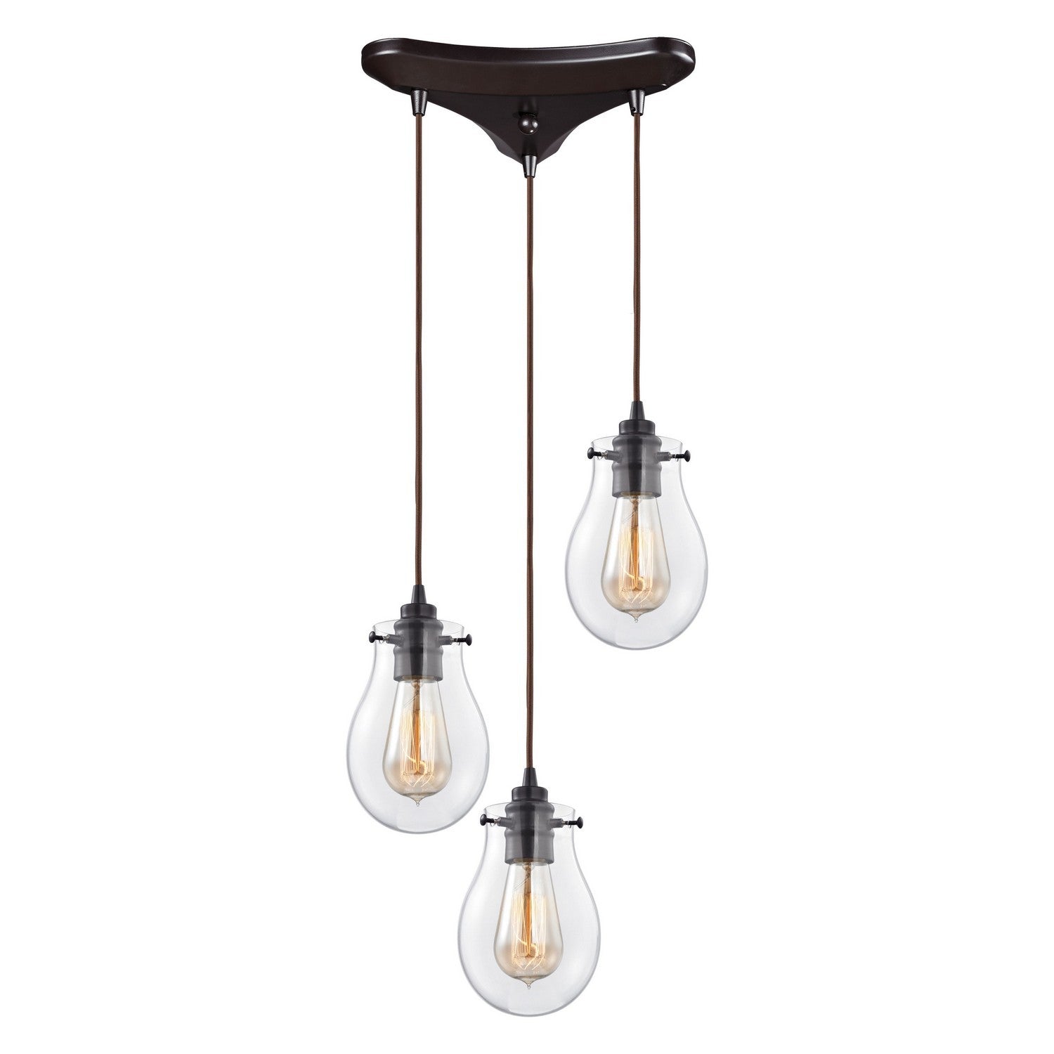 ELK Home - 31934/3 - Three Light Pendant - Jaelyn - Oil Rubbed Bronze