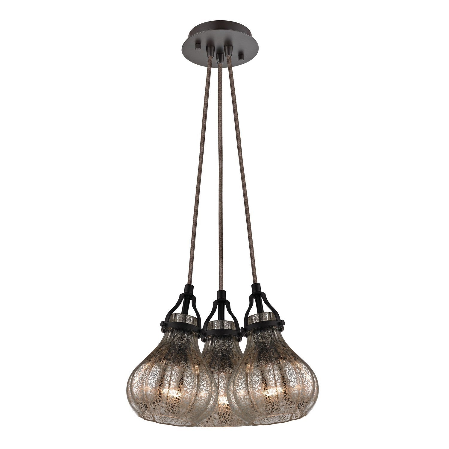 ELK Home - 46024/3SR - Three Light Pendant - Danica - Oil Rubbed Bronze