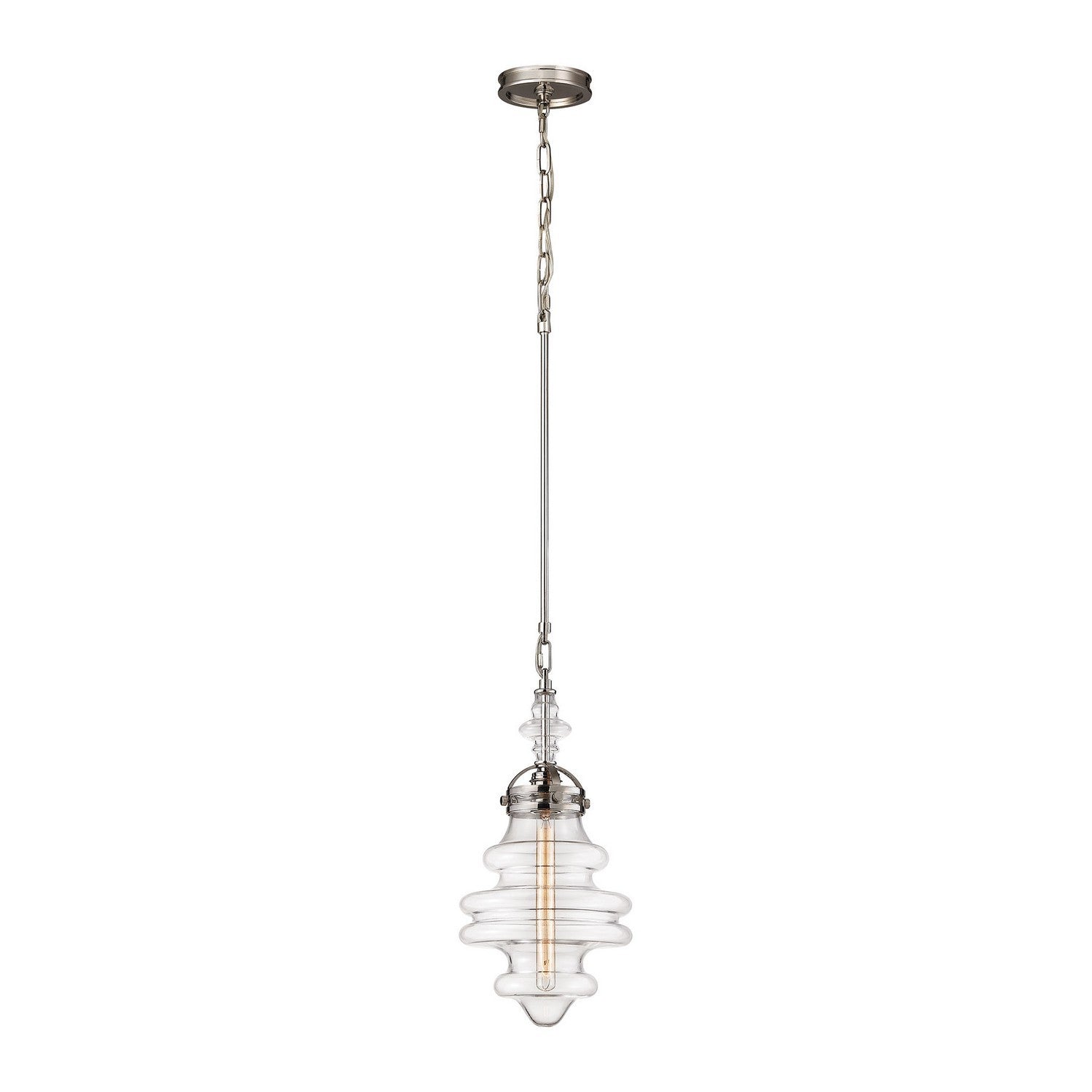 ELK Home - 67117/1 - One Light Mini Pendant - Gramercy - Polished Nickel