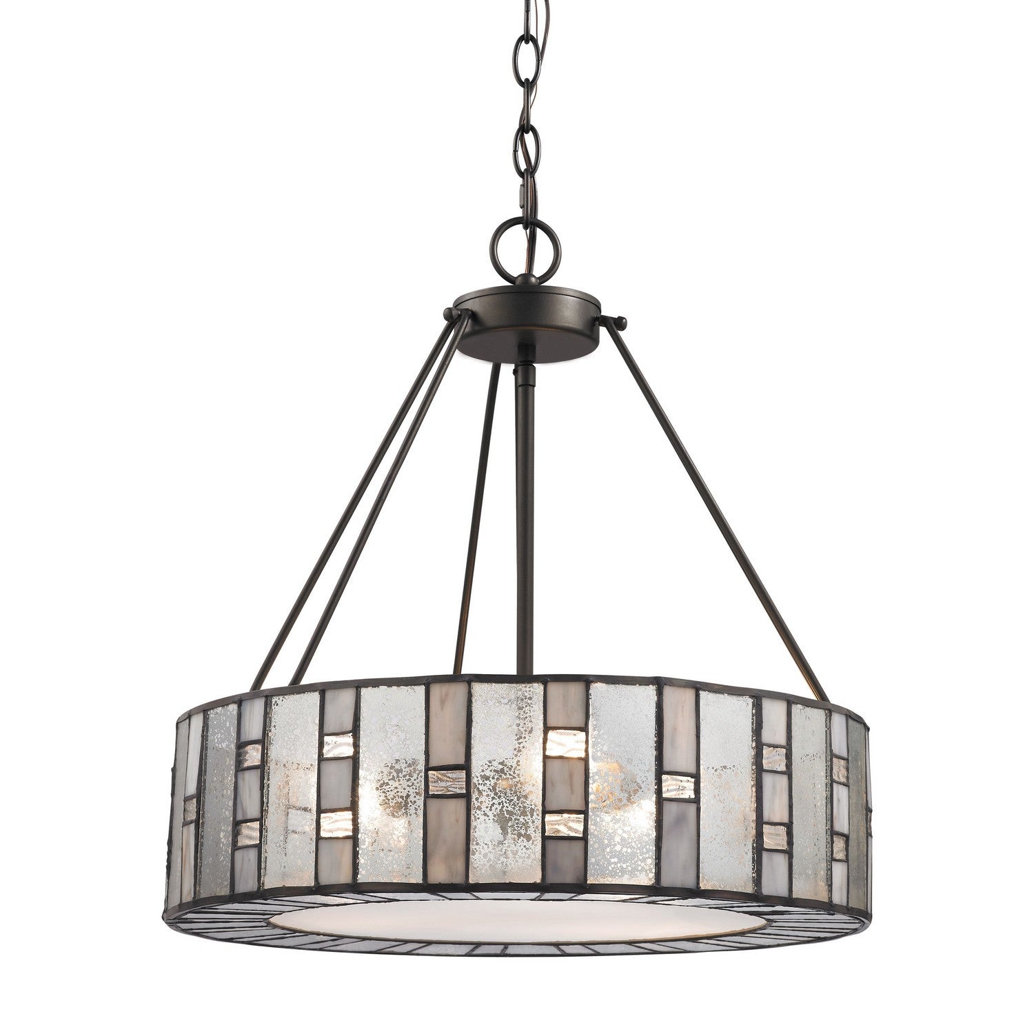 ELK Home - 70212/3 - Three Light Chandelier - Ethan - Tiffany Bronze