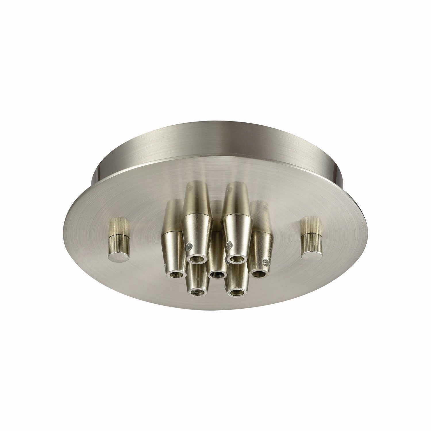 ELK Home - 7SR-SN - Seven Light Canopy - Pendant Options - Satin Nickel