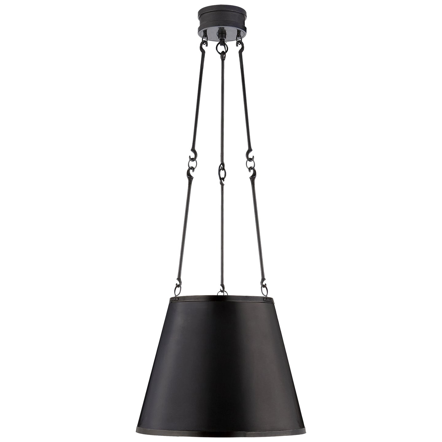 Visual Comfort Signature - AH 5210GM - Three Light Pendant - Lily - Gun Metal