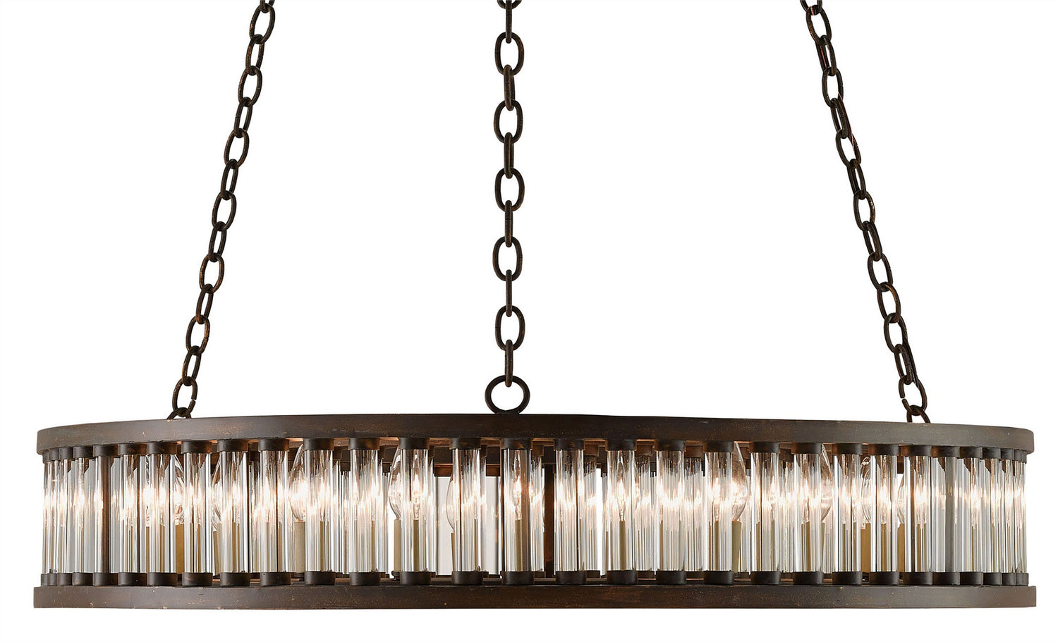 24 Light Chandelier from the Elixir collection in Bronze Verdigris finish