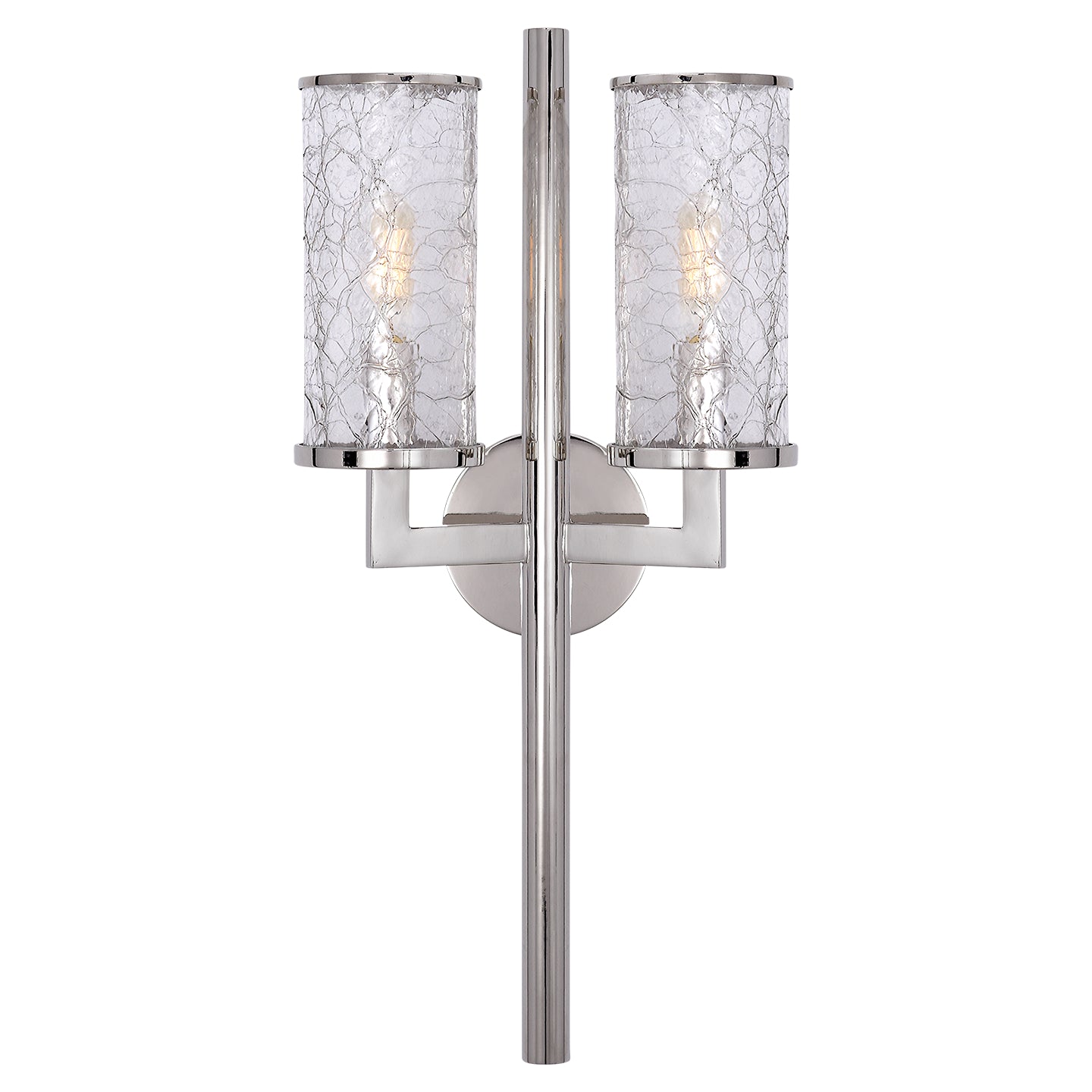 Visual Comfort Signature - KW 2201PN-CRG - Two Light Wall Sconce - Liaison - Polished Nickel