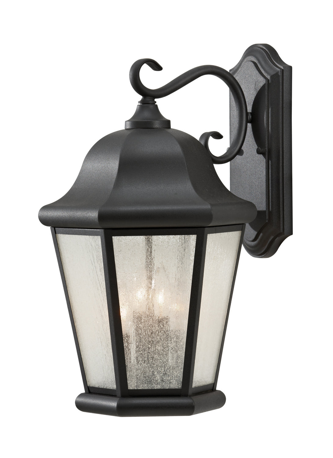 Generation Lighting. - OL5904BK - Four Light Outdoor Wall Lantern - Martinsville - Black