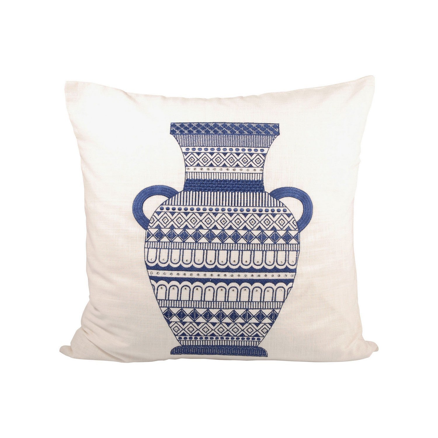 ELK Home - 904080 - Pillow - Classique Vase - Crema