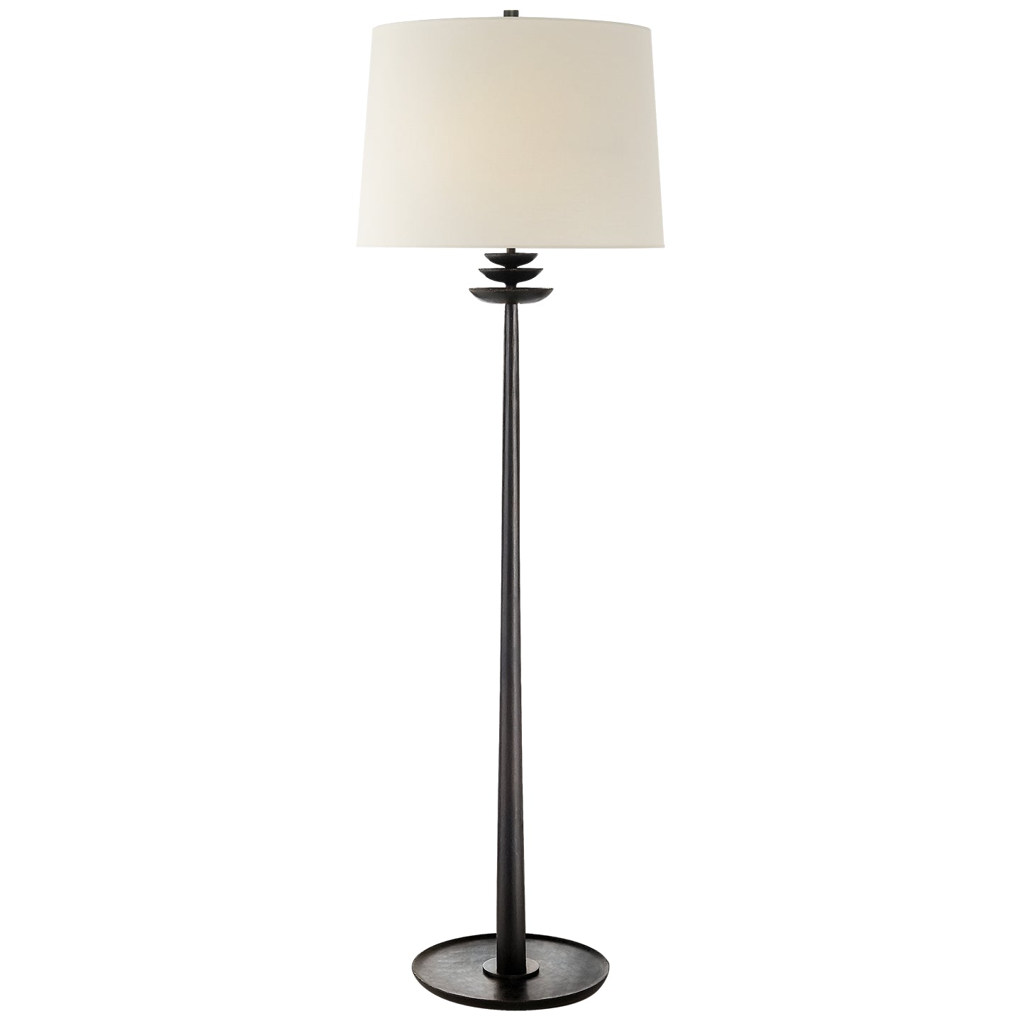 Visual Comfort Signature - ARN 1301AI-L - Two Light Floor Lamp - Beaumont - Aged Iron