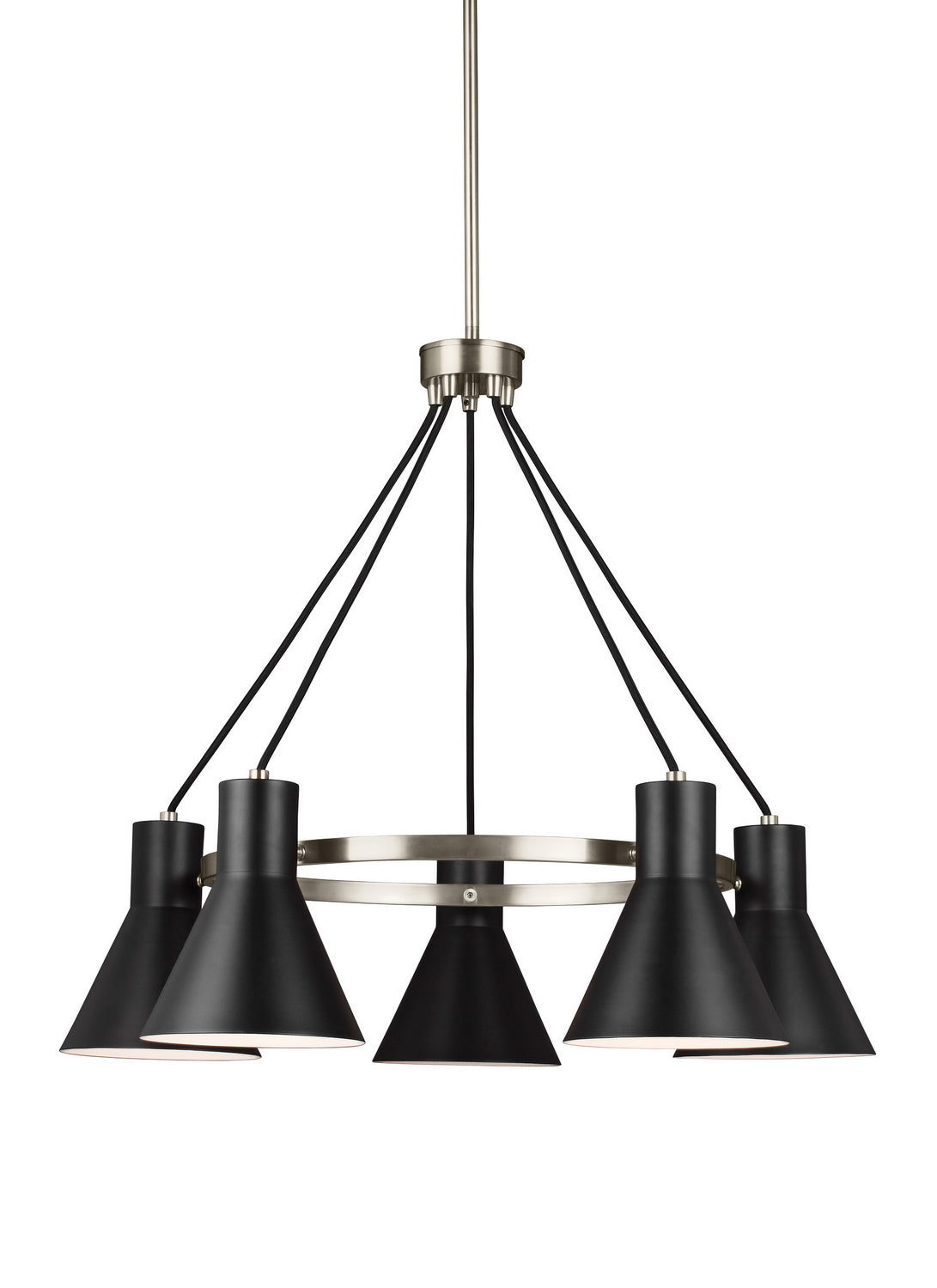 Generation Lighting. - 3141305EN3-962 - Five Light Chandelier - Towner - Brushed Nickel