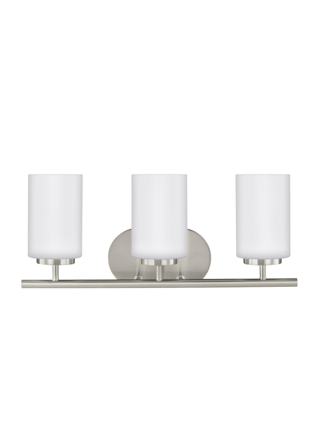 Generation Lighting. - 41162-962 - Three Light Wall / Bath - Oslo - Brushed Nickel