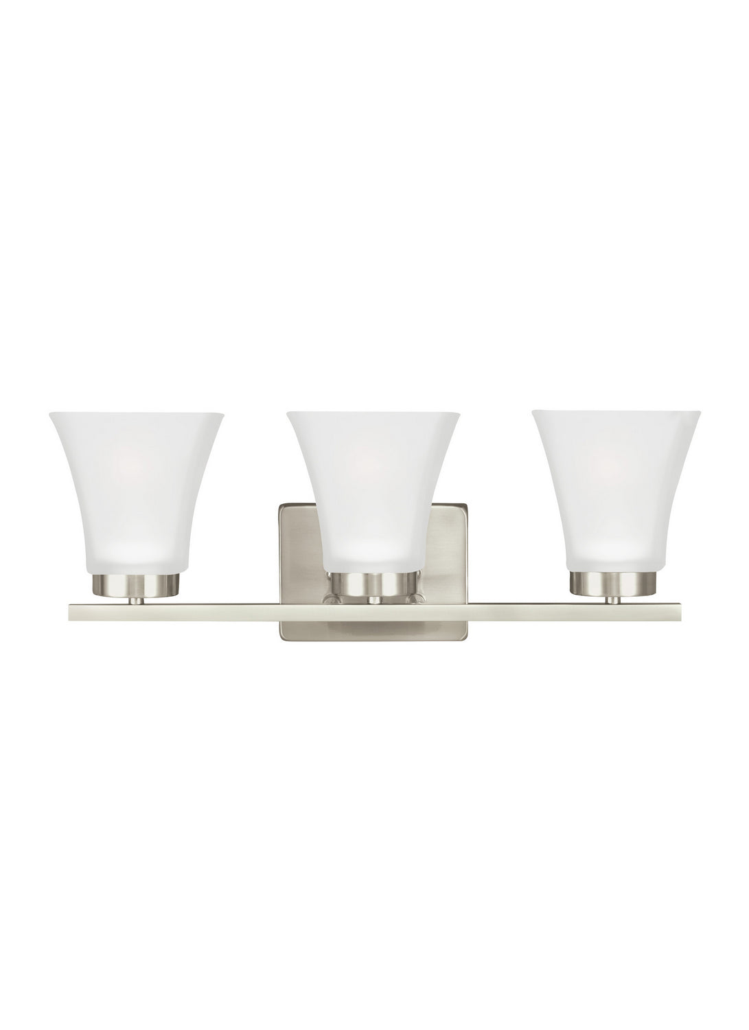 Generation Lighting. - 4411603EN3-962 - Three Light Wall / Bath - Bayfield - Brushed Nickel