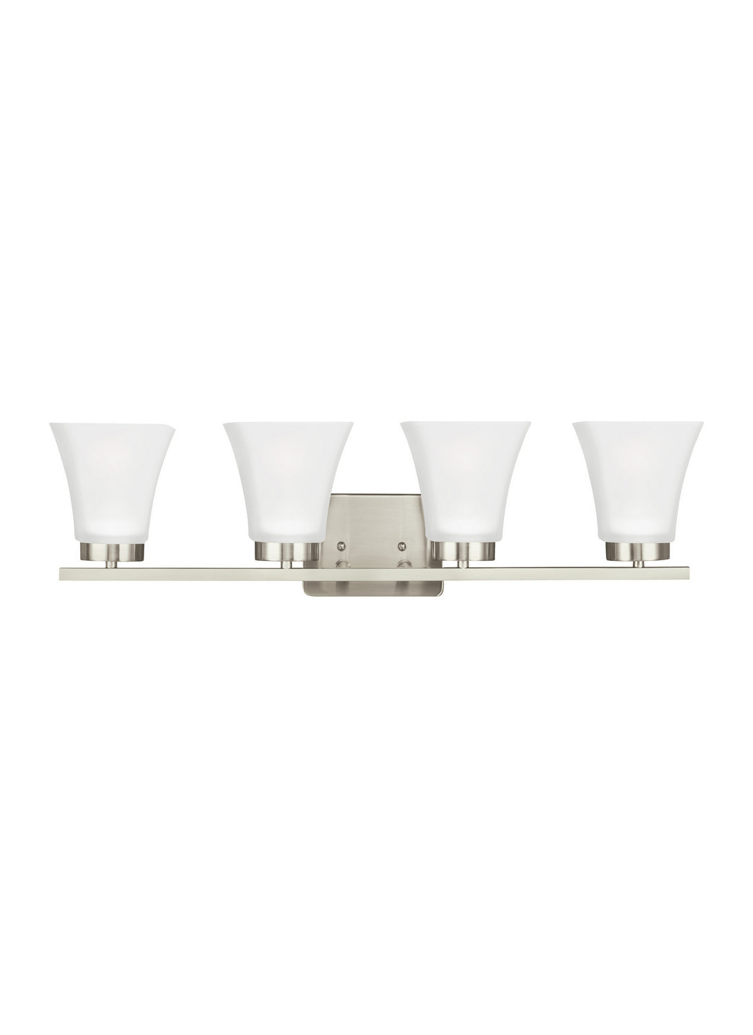 Generation Lighting. - 4411604EN3-962 - Four Light Wall / Bath - Bayfield - Brushed Nickel