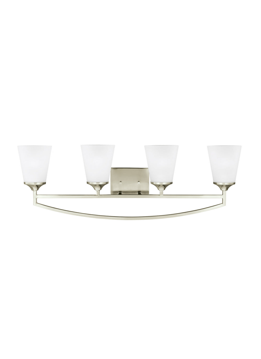 Generation Lighting. - 4424504EN3-962 - Four Light Wall / Bath - Hanford - Brushed Nickel