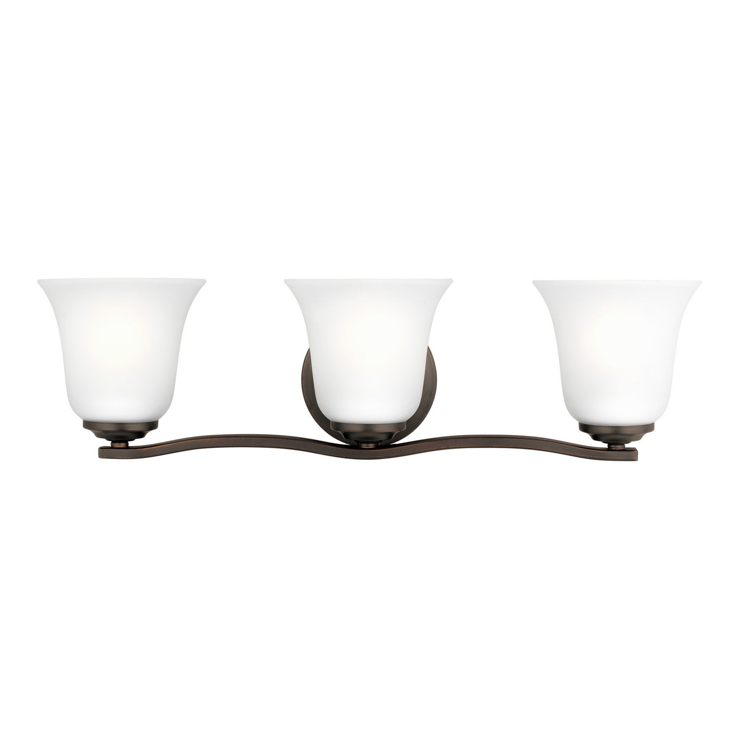 Generation Lighting. - 4439003-710 - Three Light Wall / Bath - Emmons - Bronze