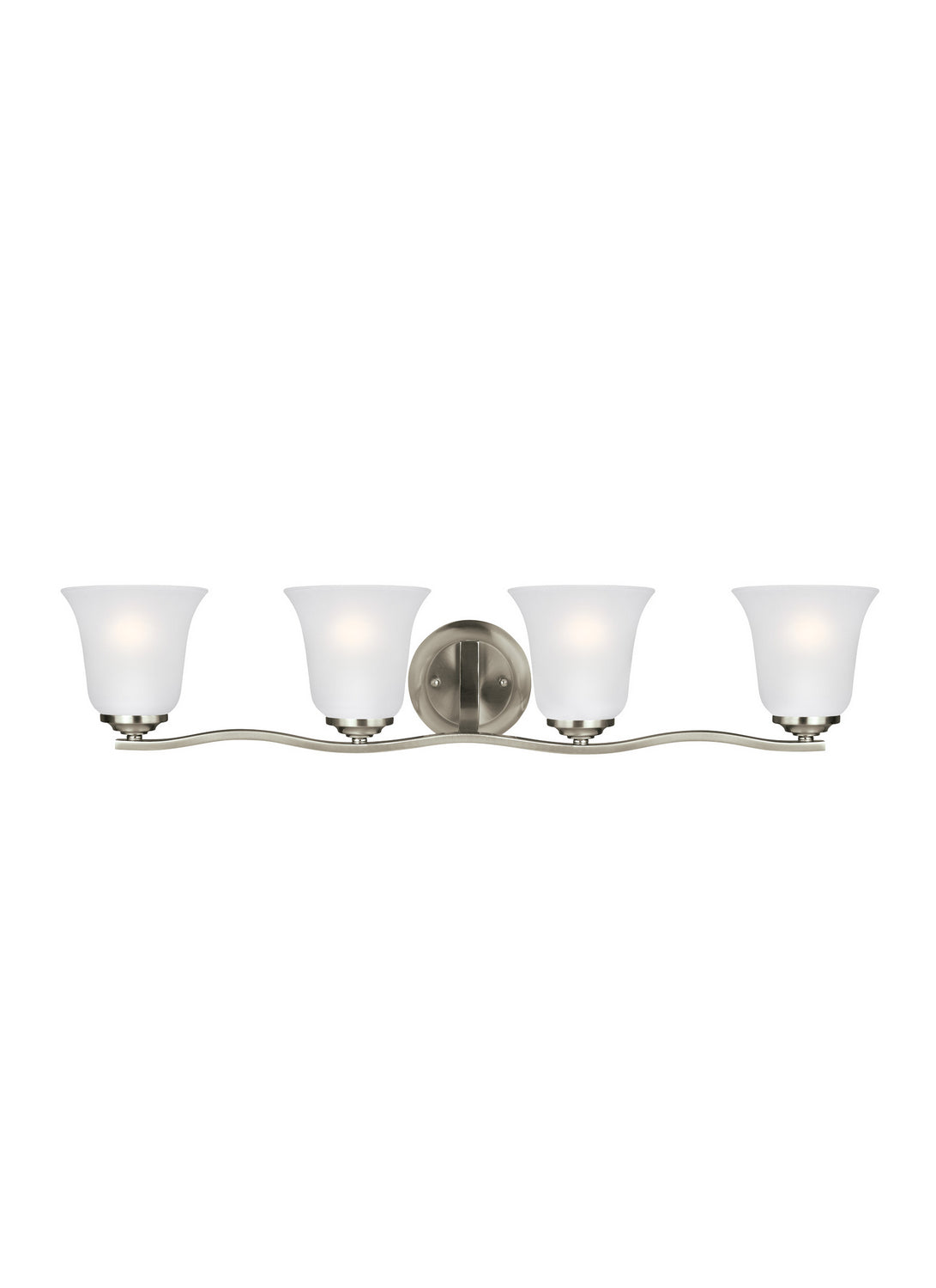 Generation Lighting. - 4439004EN3-962 - Four Light Wall / Bath - Emmons - Brushed Nickel